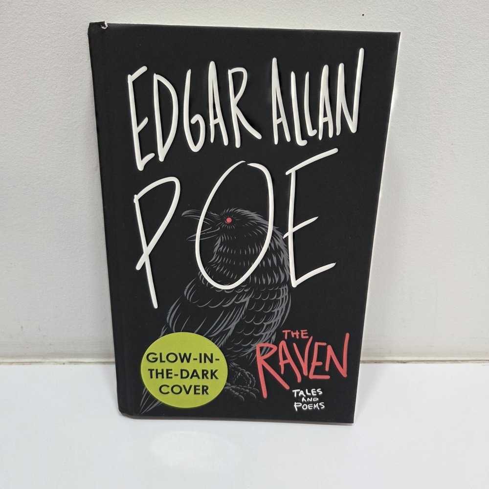 Edgar Allan Poe The‎ Raven Tales and Poems Glow-in-the-Dark Cover Hardcover Book